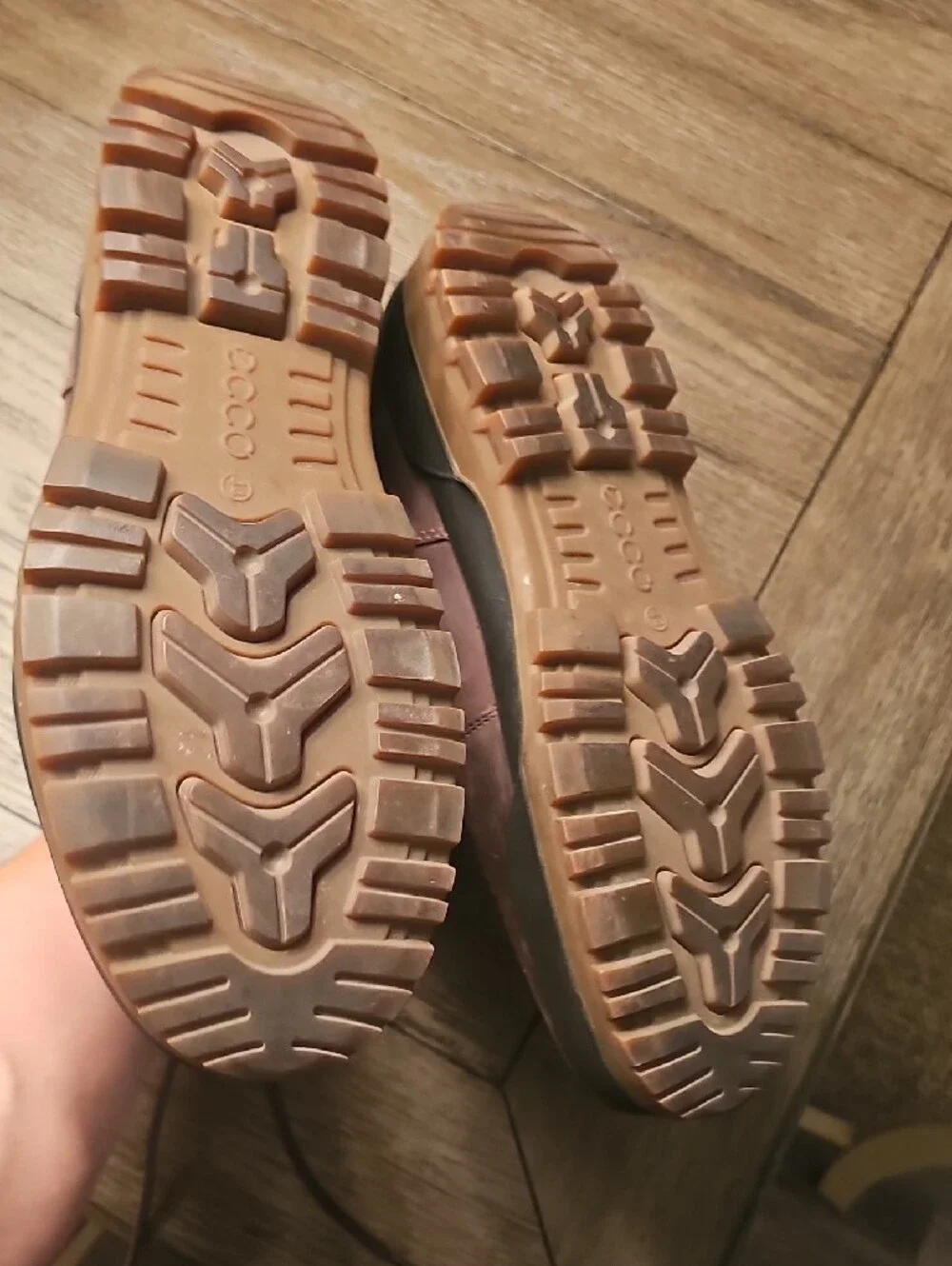 Ecco Brown Leather Chukka Boots for Men